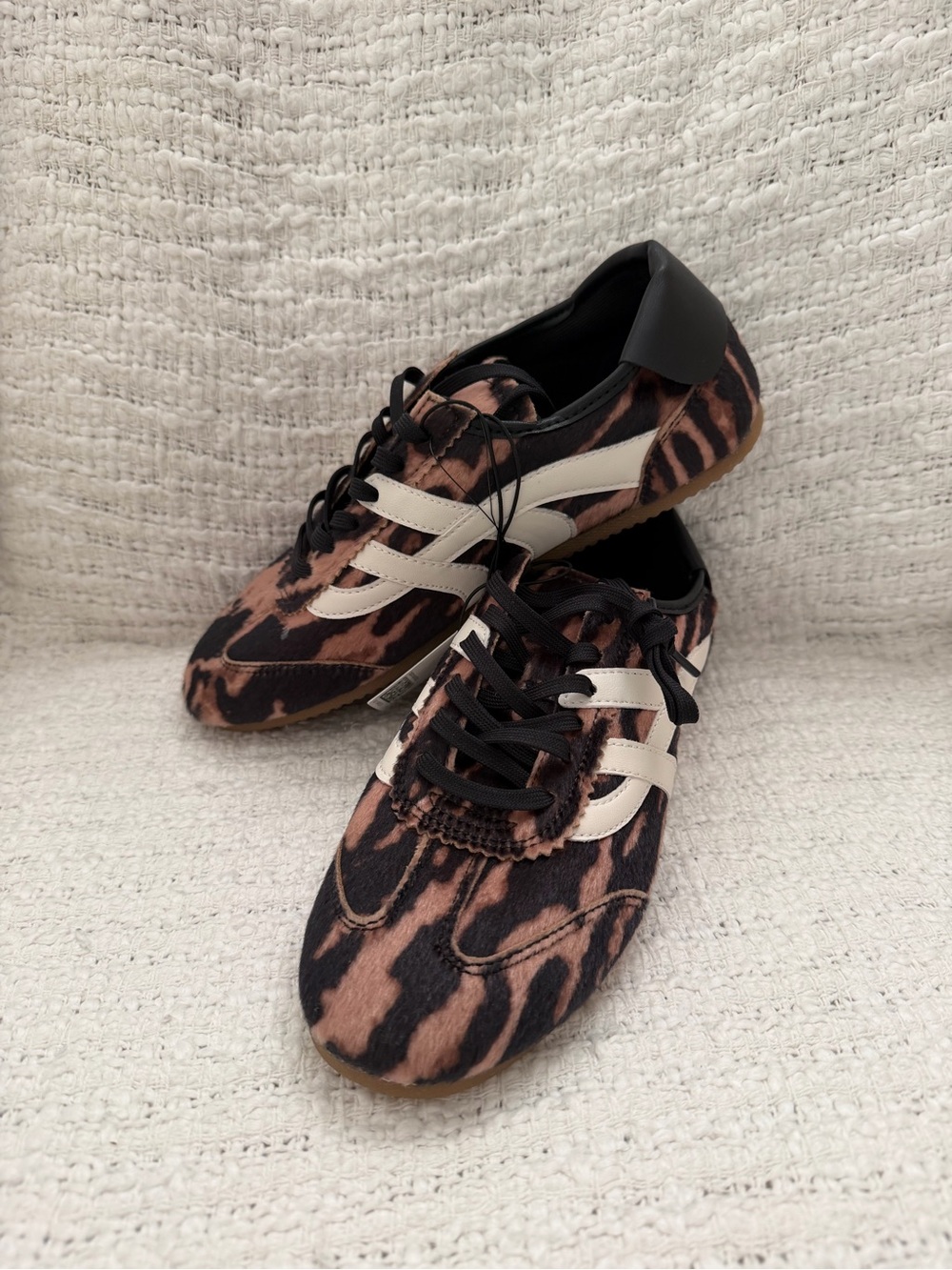 H&M Leopard Print Sneakers Size 6